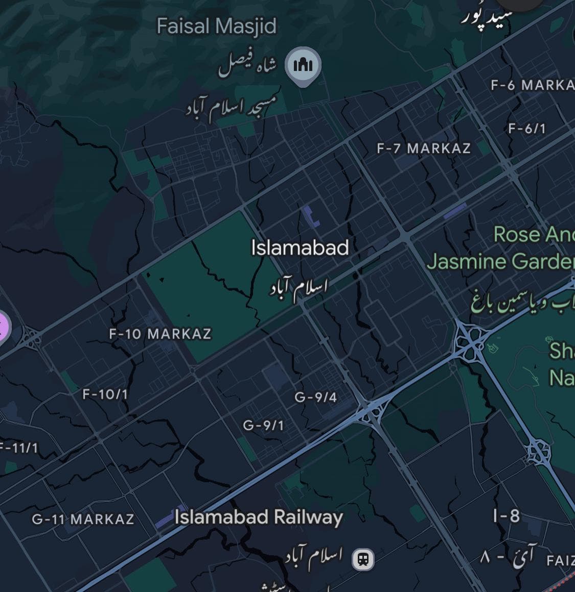 map of Islamabad